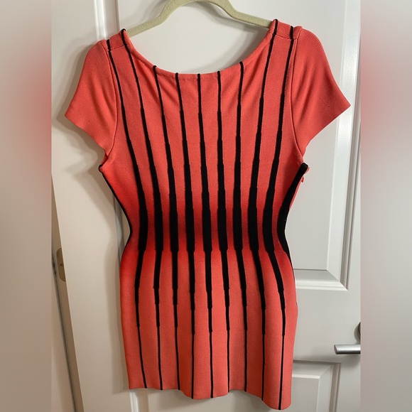 Orange Herve Leger mini bandage dress - Picture 4 of 8